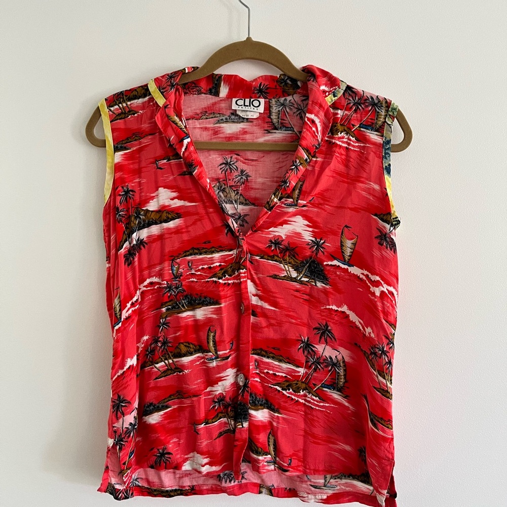 Vintage Clio Petites Top/ Small